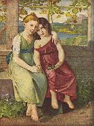 unknow artist Portrat der Adelheid und Gabriele von Humboldt china oil painting artist